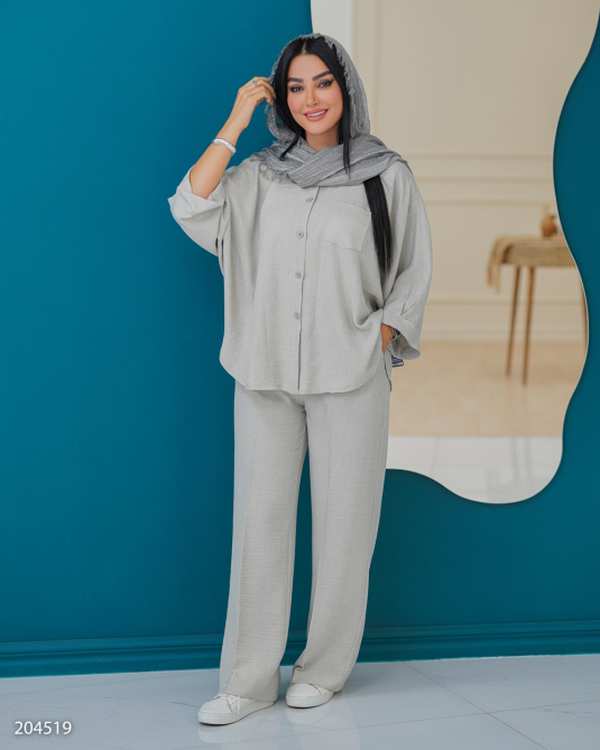 ست شومیز و شلوار زنانه مدل پوژان السانا Elsana کد 2045 - تصویر 12
