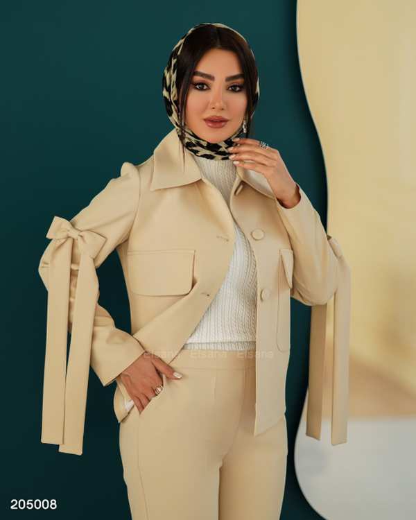 ست کت و شلوار زنانه مدل نیایش السانا Elsana کد 2050