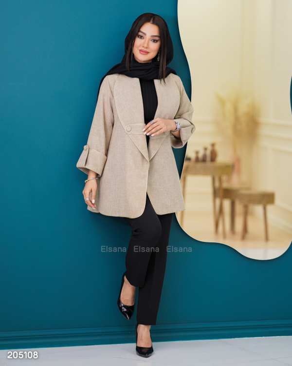 کت زنانه مدل شکوفان السانا Elsana کد 2051