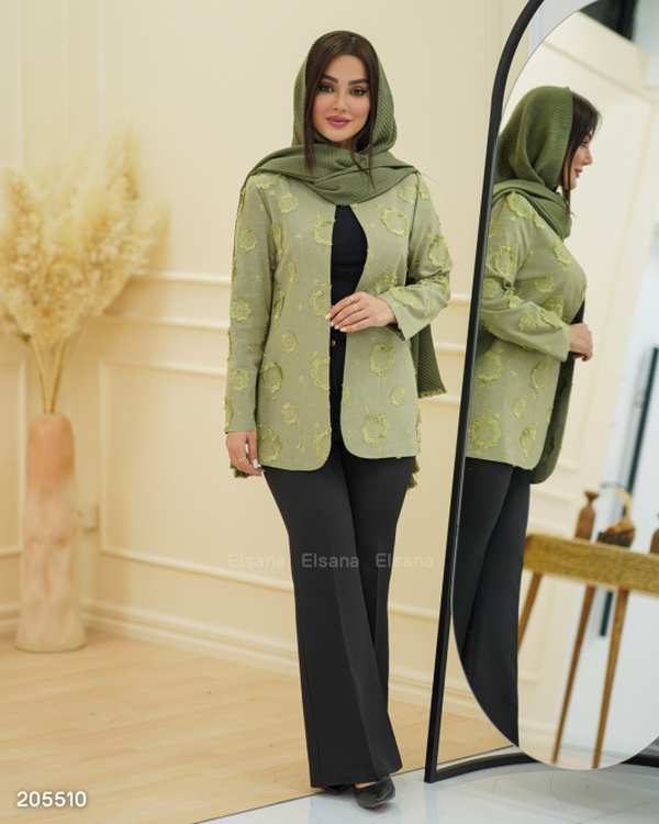 مانتو زنانه مدل آرزو السانا Elsana کد 2055
