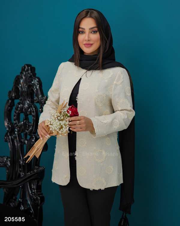 مانتو زنانه مدل آرزو السانا Elsana کد 2055