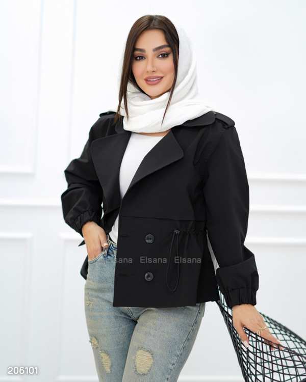 بارانی زنانه مدل آرکان السانا Elsana کد 2061 - تصویر 3