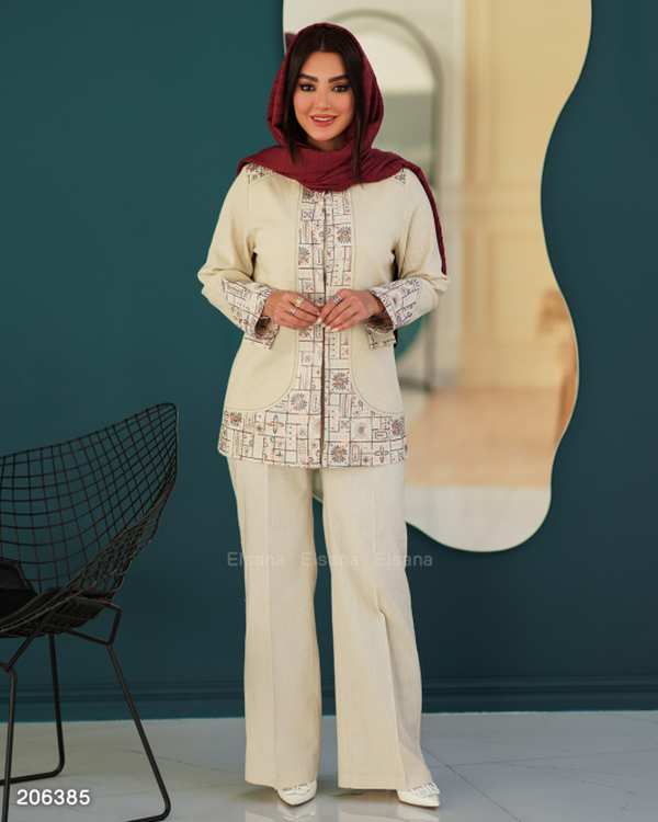 مانتو زنانه مدل نیکوان السانا Elsana کد 2063