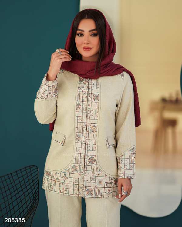مانتو زنانه مدل نیکوان السانا Elsana کد 2063 - تصویر 3