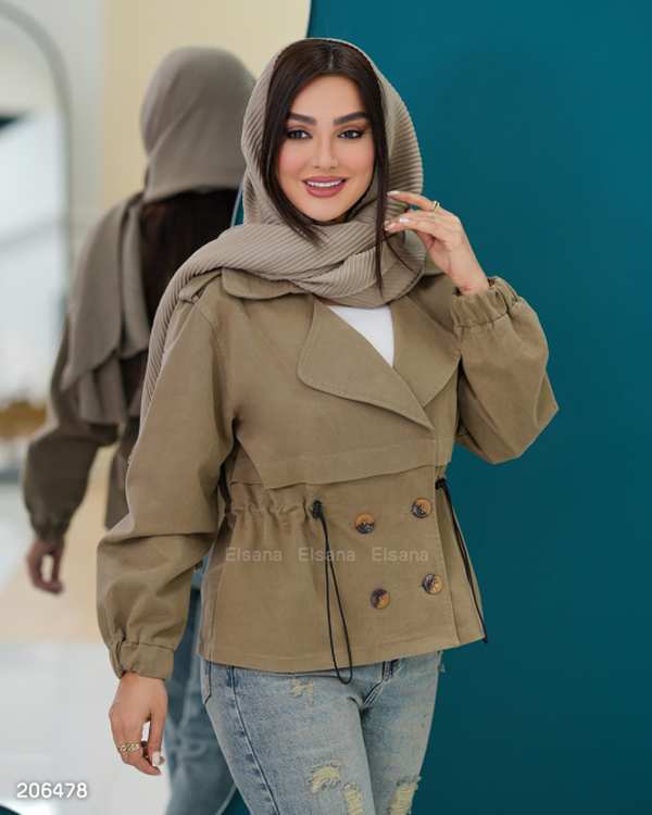 کت پاییزه زنانه مدل پاوین السانا Elsana کد 2064