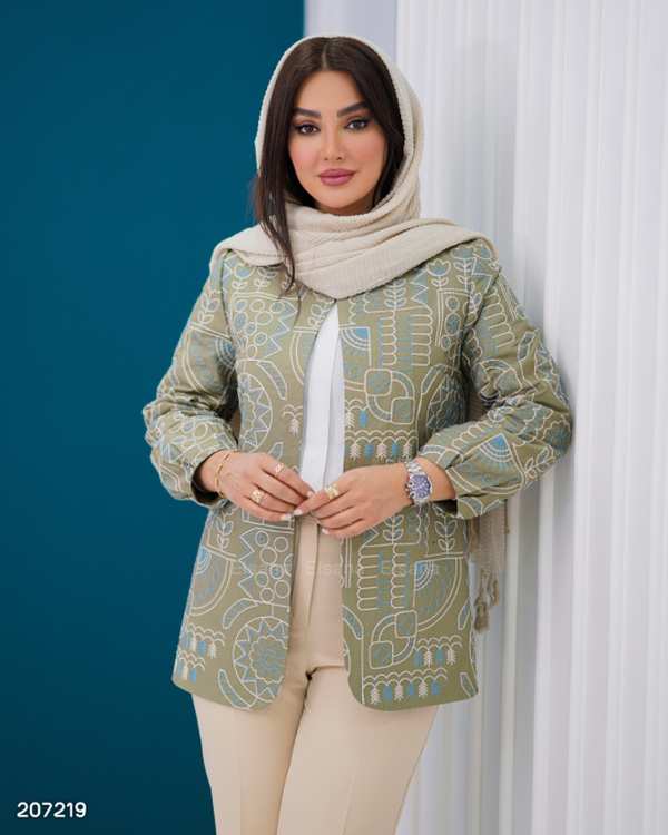 مانتو زنانه سبز سدری السانا Elsana مدل ژانین کد 2072 ?>