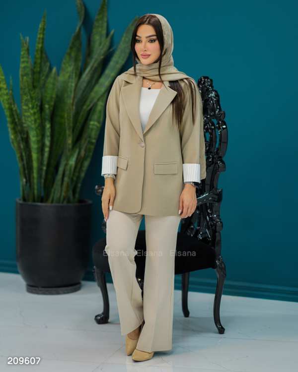 مانتو زنانه مدل چیماه السانا Elsana کد 2096