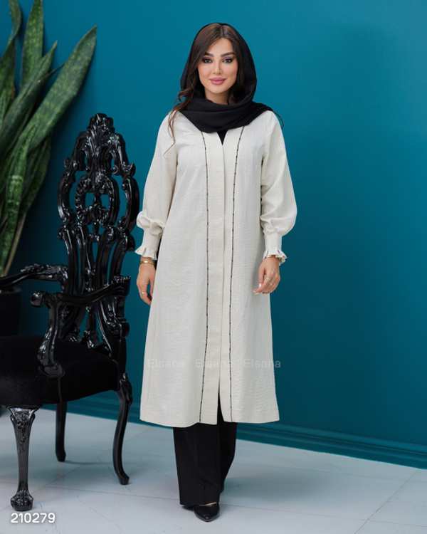 مانتو زنانه مدل لانکوم السانا Elsana کد 2102