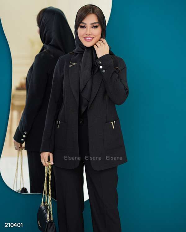 مانتو زنانه مدل سیرنگ السانا Elsana کد 2104