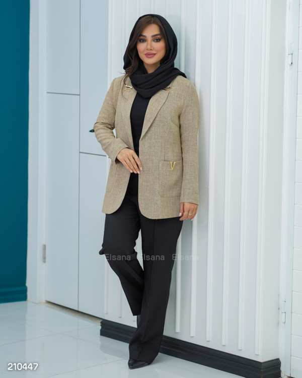 مانتو زنانه مدل سیرنگ السانا Elsana کد 2104