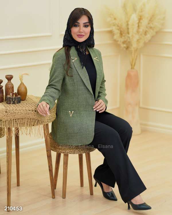 مانتو زنانه مدل سیرنگ السانا Elsana کد 2104