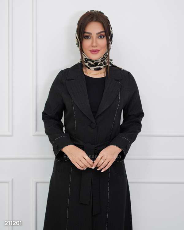 مانتو زنانه مدل پورشان السانا Elsana کد 2112 - تصویر 8