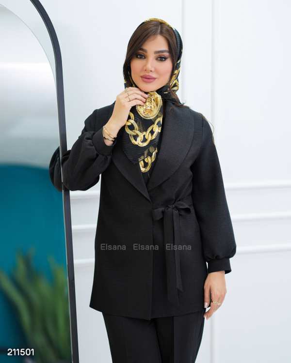 مانتو زنانه مدل تایماه السانا Elsana کد 2115