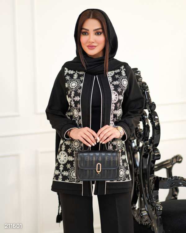 مانتو زنانه گل میس السانا Elsana کد 2116