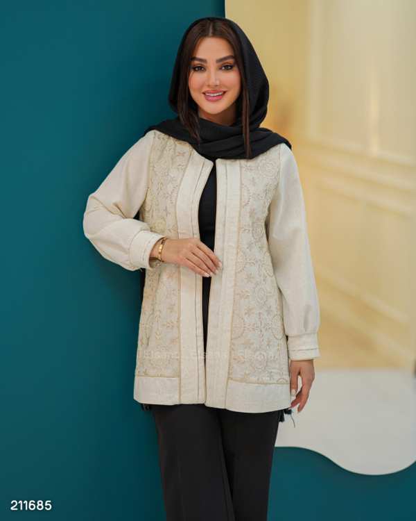 مانتو زنانه گل میس السانا Elsana کد 2116