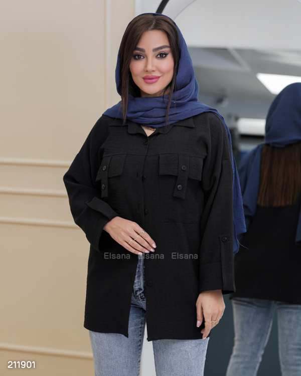 مانتو زنانه مدل دلجو السانا Elsana کد 2119