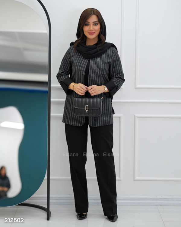 ست کت و شلوار زنانه مدل نونا سرو السانا Elsana کد 2126