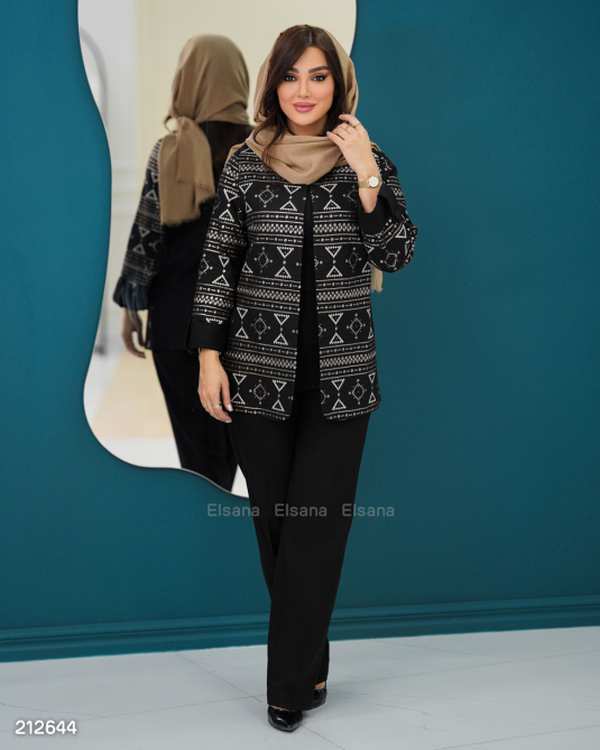 ست کت و شلوار زنانه مدل نونا لوزی السانا Elsana کد 2126