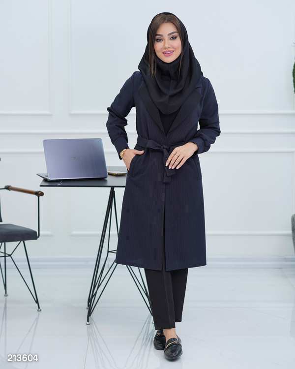 مانتو بلند زنانه مدل نیلکا دیپلمات السانا Elsana کد 2136