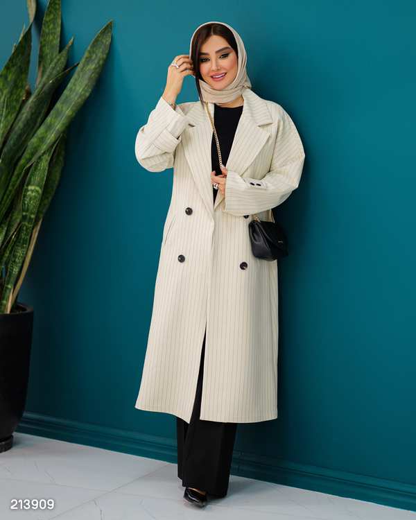 مانتو زنانه مدل لادین السانا Elsana کد 2139