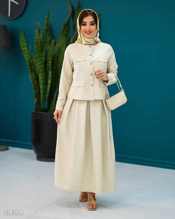 ست کت و دامن زنانه مدل یسنا السانا Elsana کد 2143