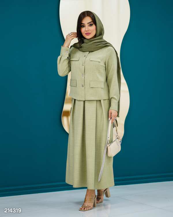 ست کت و دامن زنانه مدل یسنا السانا Elsana کد 2143