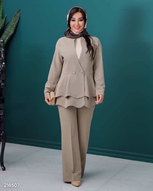 ست کت و شلوار زنانه مدل بهارک السانا Elsana کد 2145