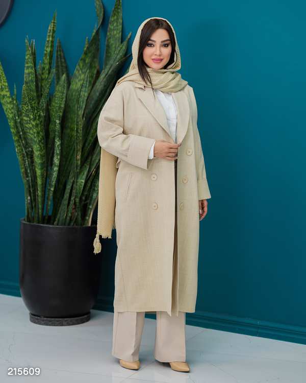 مانتو زنانه مدل گلبانو السانا Elsana کد 2156