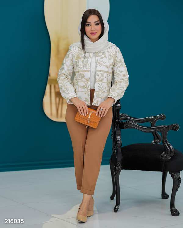 کت کراپ زنانه مدل پریفر السانا Elsana کد 2160