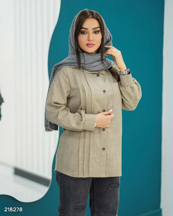 مانتو کوتاه زنانه مدل دالیا السانا Elsana کد 2182