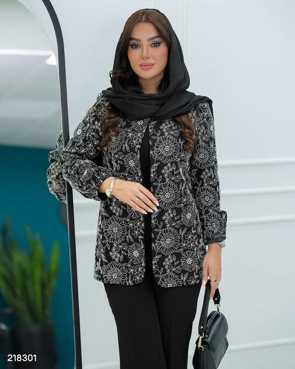مانتو کتی زنانه مدل کاملین السانا Elsana کد 2183
