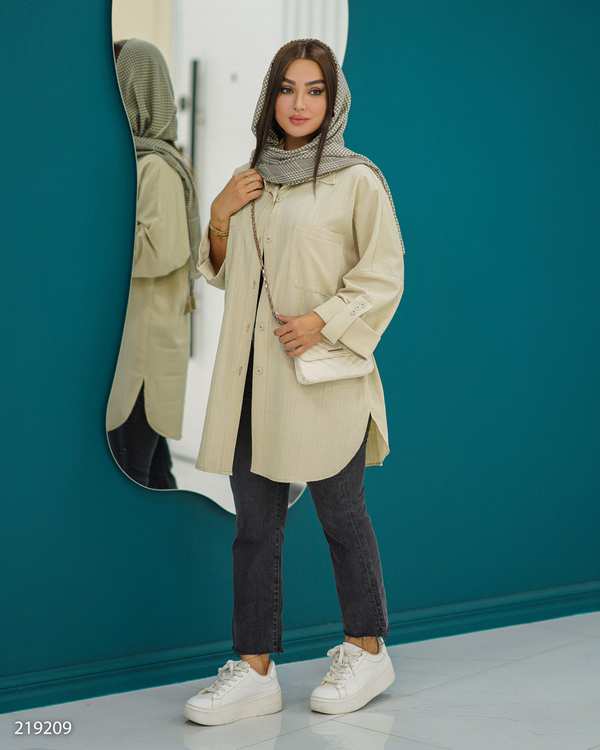 مانتو زنانه مدل توسکا السانا Elsana کد 2192