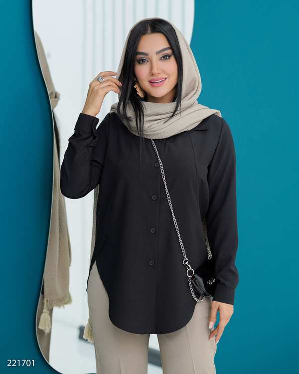 شومیز زنانه مدل گونای السانا Elsana کد 2217