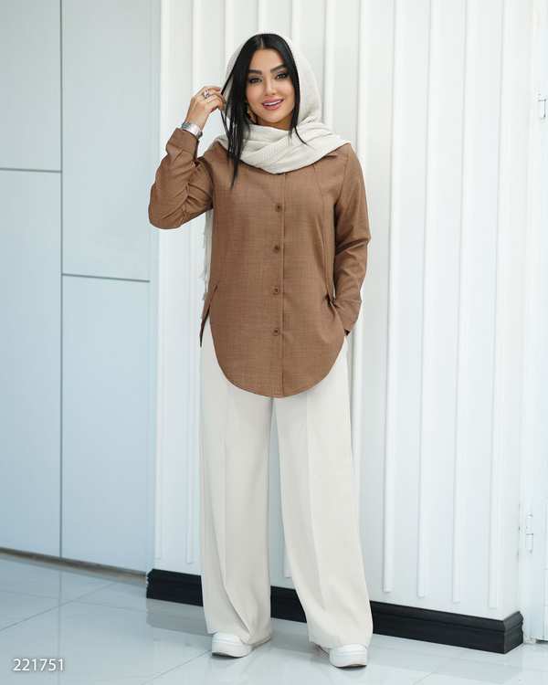 شومیز زنانه مدل گونای السانا Elsana کد 2217