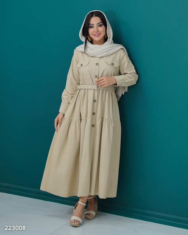 مانتو زنانه مدل چیدامه السانا Elsana کد 2230