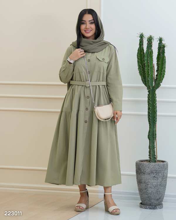 مانتو زنانه مدل چیدامه السانا Elsana کد 2230