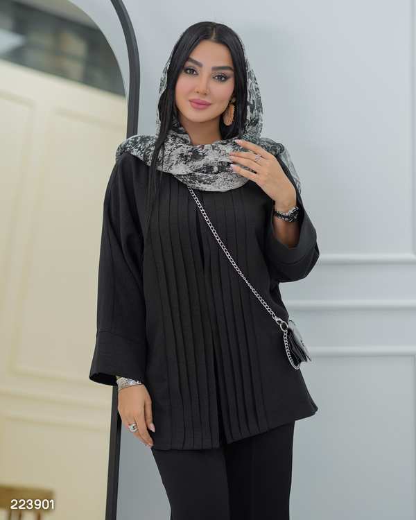 مانتو زنانه مدل جوانه السانا Elsana کد 2239