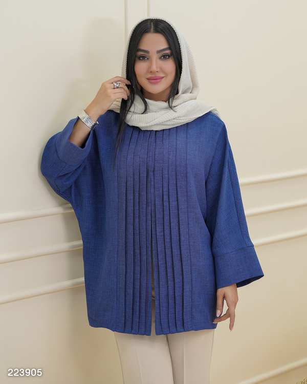 مانتو زنانه مدل جوانه السانا Elsana کد 2239 - تصویر 2