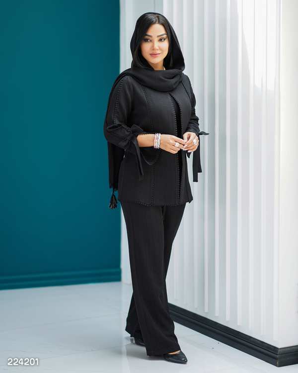 ست کت و شلوار زنانه مدل فلامک السانا Elsana کد 2242