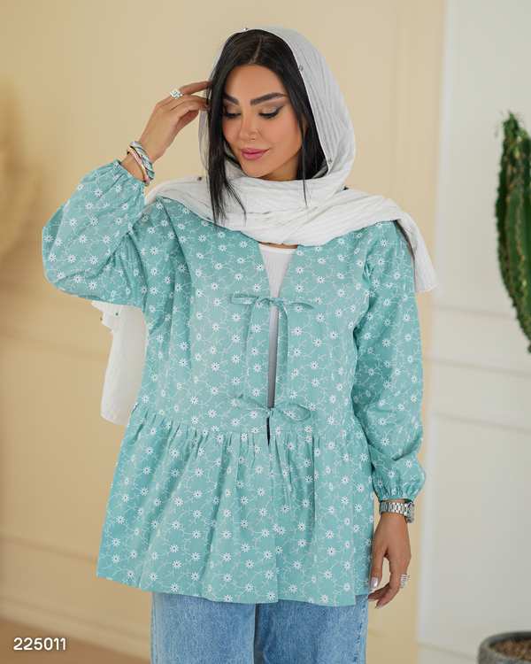 مانتو زنانه مدل آنیشا السانا Elsana کد 2250 - تصویر 2