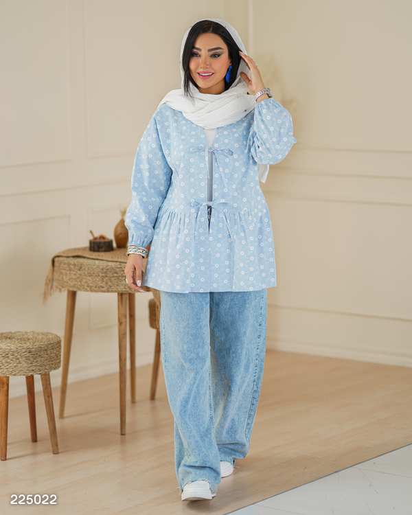 مانتو زنانه مدل آنیشا السانا Elsana کد 2250 - تصویر 2