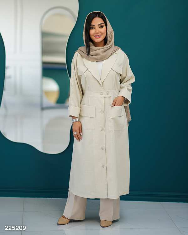 مانتو زنانه مدل تاپیک السانا Elsana کد 2252