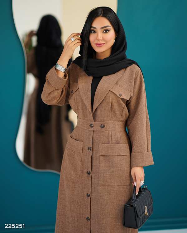 مانتو زنانه مدل تاپیک السانا Elsana کد 2252