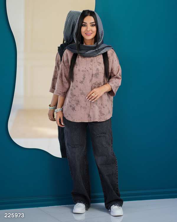 شومیز زنانه مدل آذرگل السانا Elsana کد 2259