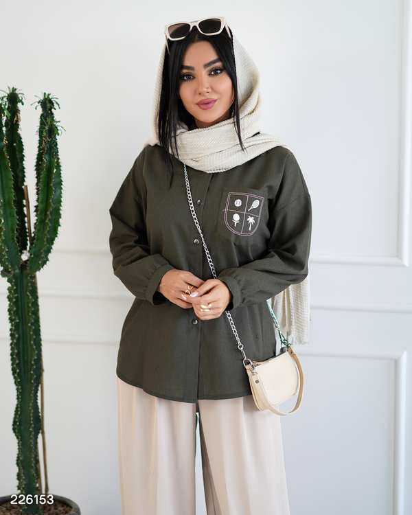 شومیز زنانه مدل فرارنگ السانا Elsana کد 2261 - تصویر 28