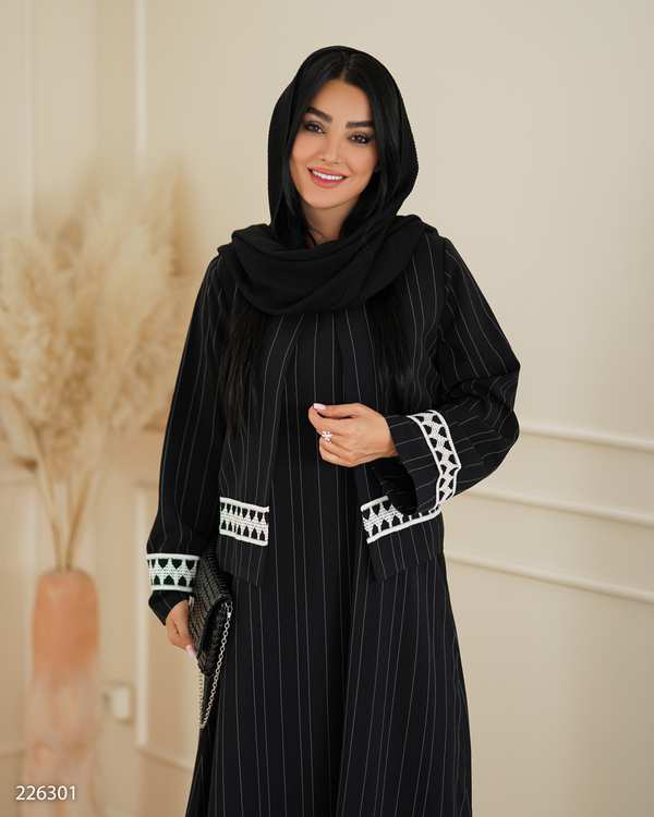 ست کت و سارافون زنانه مدل فرسان السانا Elsana کد 2263 - تصویر 3