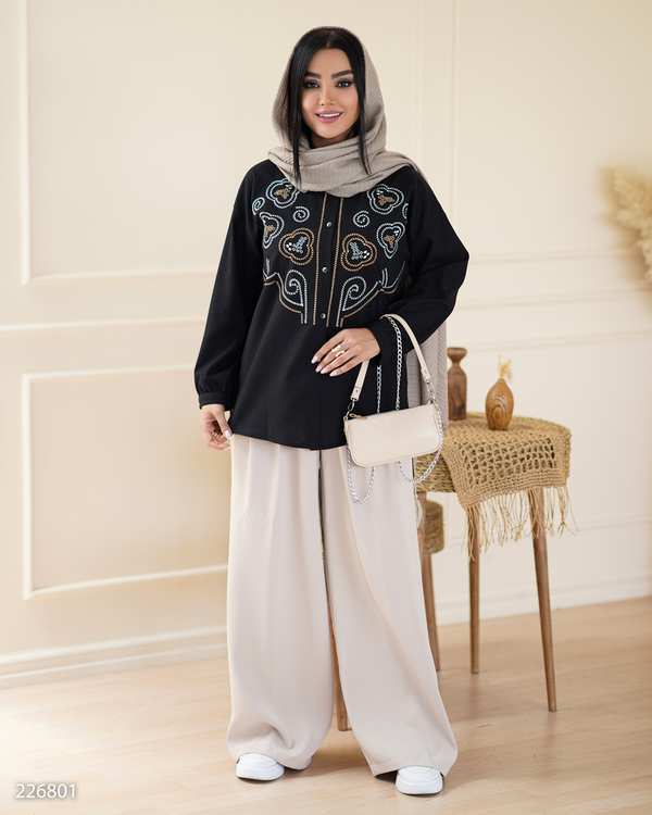 شومیز زنانه السانا Elsana مدل آتینا کد 2268 - تصویر 8