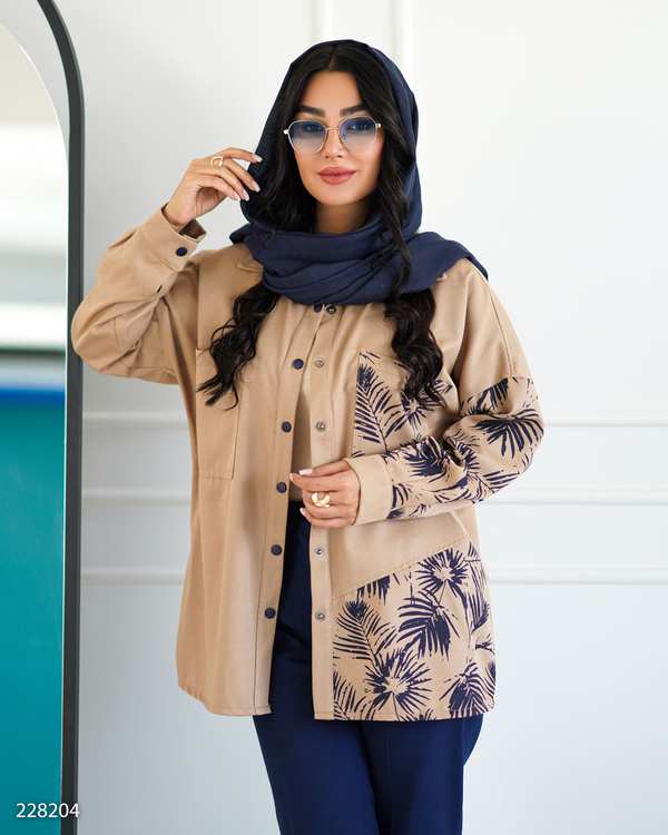 ست مانتو و شلوار زنانه مدل صوما السانا Elsana کد 2282
