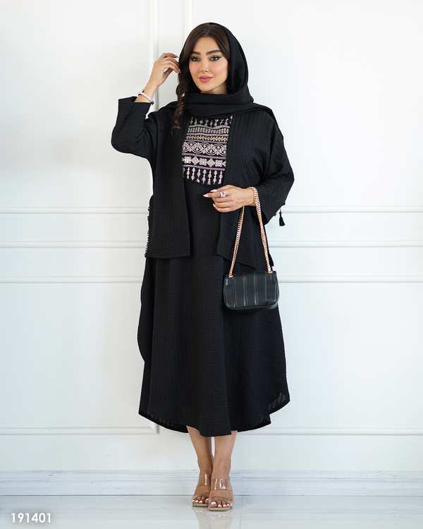 ست سارافون و رویه زنانه مدل نوژین السانا Elsana کد 1914