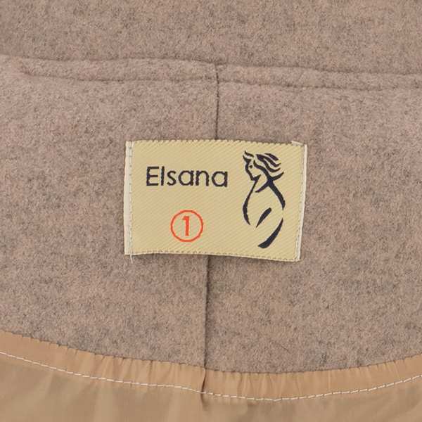 پالتو بلند زنانه نسکافه ای مدل آروا السانا Elsana کد 2294 - تصویر 6